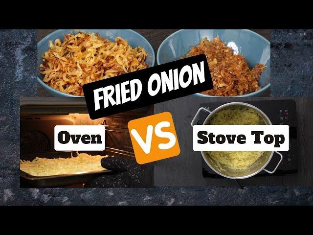 Bulk Frying Onion- Oven vs. Stove Top | You will never fry onions any other way | Oven Fried onion