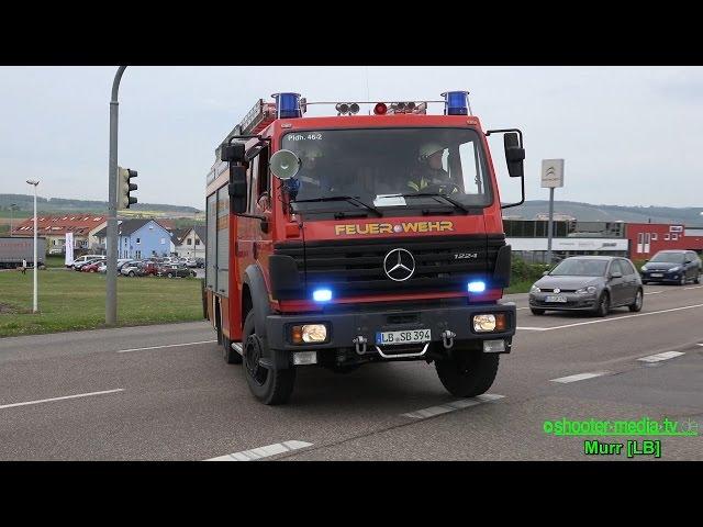 - Brand bei Produktionsfirma - [GROSSEINSATZ FÜR FEUERWEHR & DRK IN MURR] - (Großübung) - [Ü]