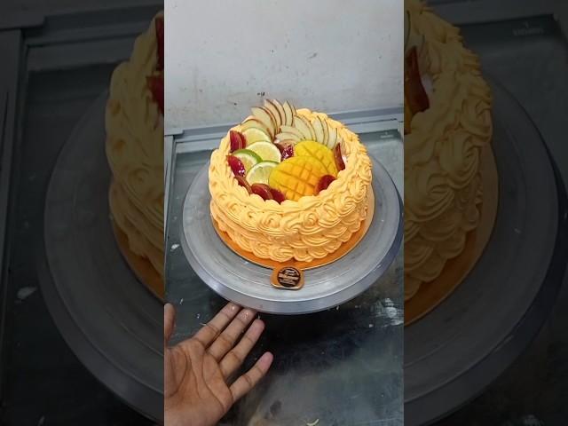 Fruit s Garnish  Cake Making #shortsfeed #shortvideo #subscribe #shorts