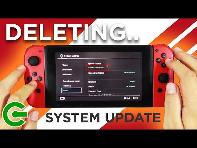 CANCELLING and DELETING the Nintendo Switch System Update