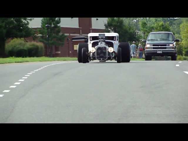 "COUPEZILLA" HOT RAT ROD BLOWN 8.71 BLOWER * BURNOUTS * NASTY INSANE PRO STREET video 18