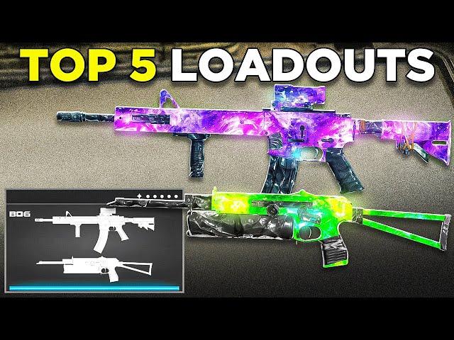 TOP 5 *META* LOADOUTS in WARZONE!  (Warzone Best Class Setups) - BO6