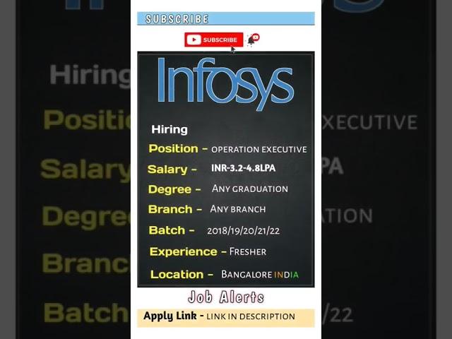 INFOSYS JOBS  JOB VACANCY APPLY HERE  #job #youtubeshorts #youtubeshorts subscribe for more alert