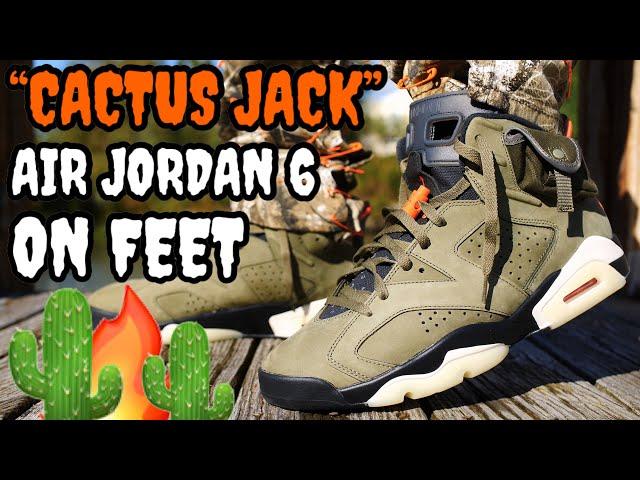 WORTH THE HYPE!? TRAVIS SCOTT CACTUS JACK AIR JORDAN 6 ON FEET REVIEW! EVERYTHING YOU NEED TO KNOW!