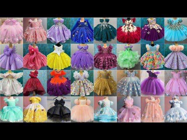 baby girl frock designs for wedding Baby girl birthday dress| party wear dress for baby girl 1-10