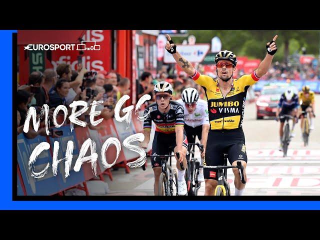 A Great Day for Jumbo-Visma! | Roglic Wins Stage 8 as Kuss Takes La Vuelta Race Lead | Eurosport