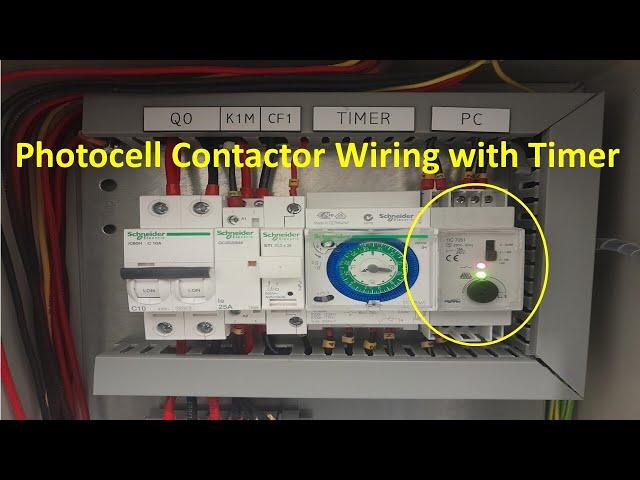 Wiring a Photocell and Timer for Automatic Lighting Control