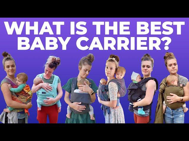 The Best BABY CARRIERS! (According To Leading Baby Wearing Expert)