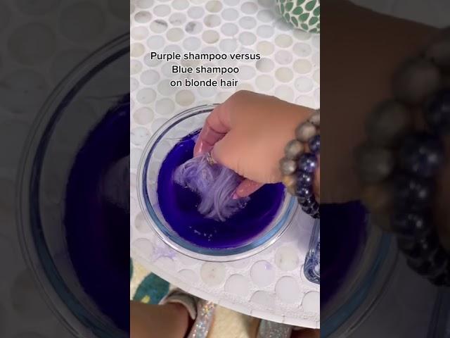 Purple Shampoo vs Blue Shampoo