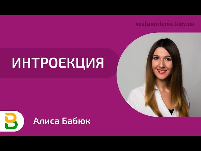 Интроекция. Лекция Алисы Чижикова, директора психологического центра "Восстановление"