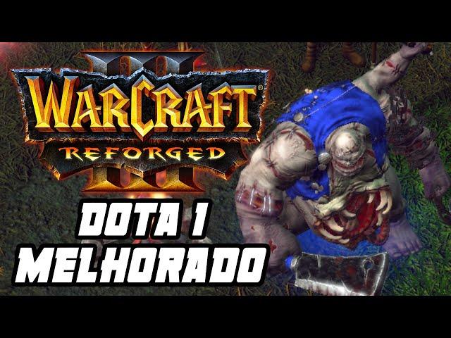 WARCRAFT 3 REFORGED: DOTA COM GRÁFICOS MELHORADOS! Dotinha com mod Quenching, gameplay em português