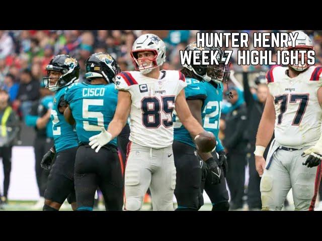 Hunter Henry Week 7 Highlights| Patriots vs Jaguars