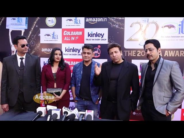 Sanjeev Tyagi and Nissar Khan entry at ITA Awards with Crime Patrol Team | 20th ITA Awards 2021