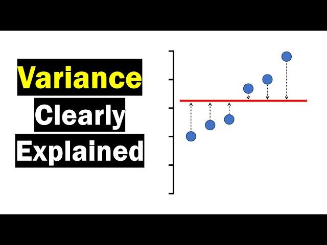 Variance - Clearly Explained (How To Calculate Variance)