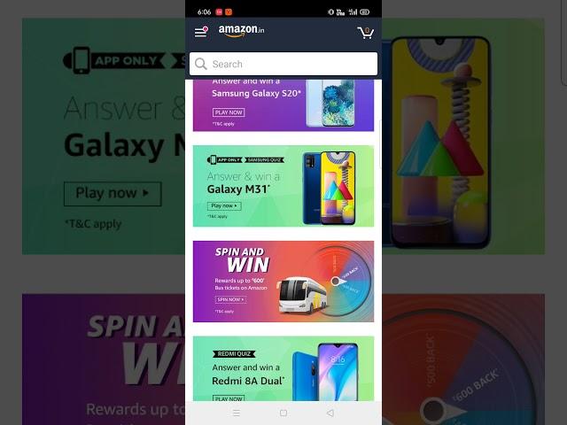 Samsung Galaxy M31 Quiz Contest Answers | Amazon Quiz 16 March 2020 | Findott