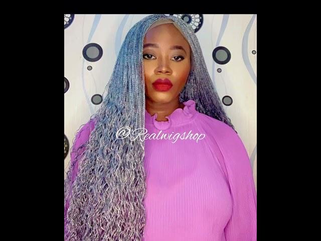 BONI- MICRO TWIST WATER WAVES WIG #africanbraids #africanhairstyle #beautiful