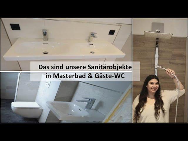 Hausbau | Unsere Bäder sind fertig!? | Regendusche + Doppelwaschbecken etc.| Hausbau Blog #34