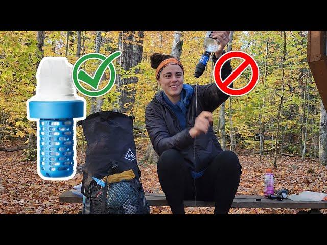 My Favorite Water Filter After 3,000 Miles of Backpacking | Sawyer Squeeze / Mini vs. Katadyn Befree