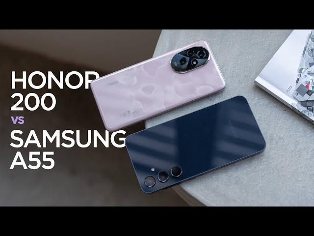 HONOR 200 vs Samsung A55:  Which one is more value? | smashpop