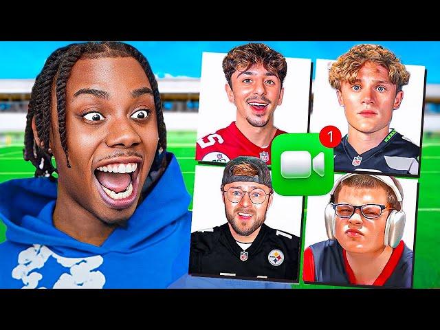 I FACETIMED YouTubers to BUILD my Madden Team!