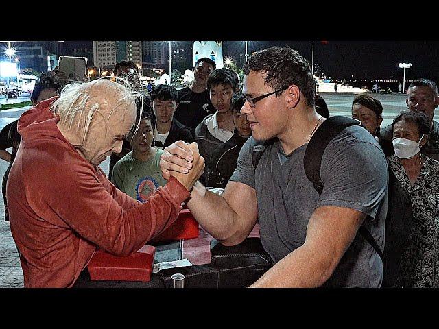 Can You Beat This Old Man at ARM WRESTLING ? 5.0