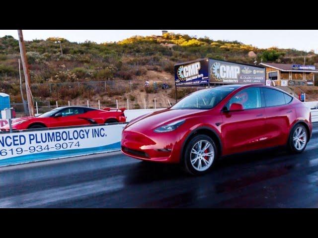 2023 Tesla Model Y Performance vs. 2023 Corvette Z51