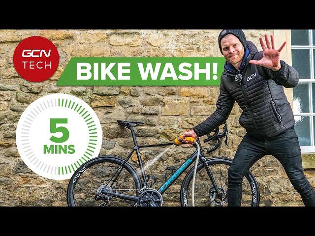 How To Clean Your Bike In 5 Minutes!