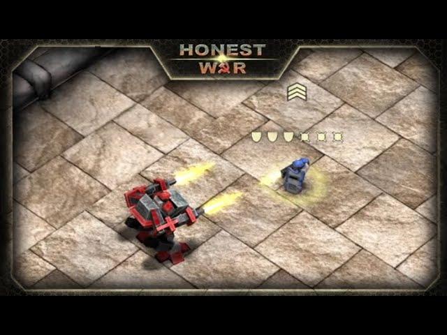 Honest War - 3D стратегия (RTS) БОЙ - 1 Разрушитель VS 1 Миротворец (Все улучшения и лычки)