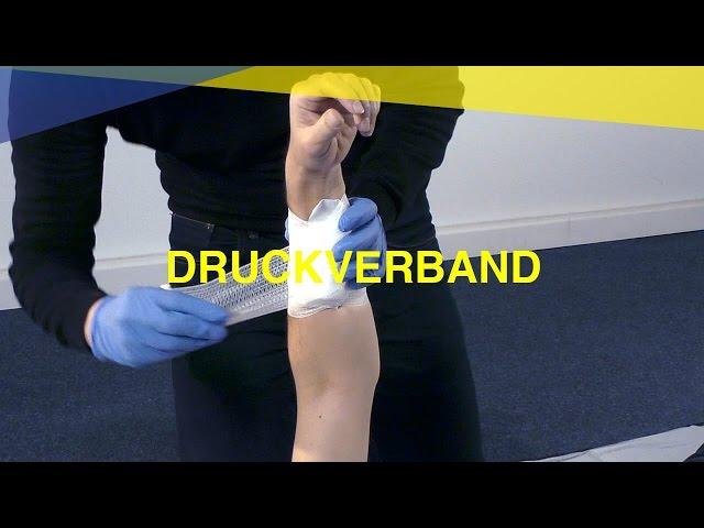 Druckverband | M-A-U-S Erste Hilfe Kurs | Video Tutorial