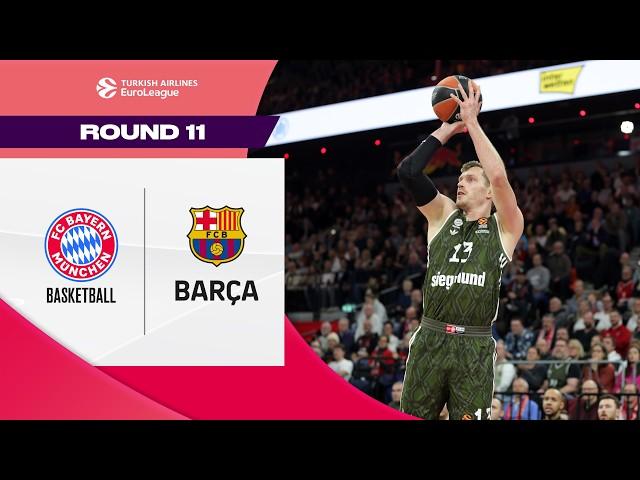 The PERFECT STORM of Obst's THREES | Bayern - Barcelona | BASKETBALL HIGHLIGHTS R11 2024-25