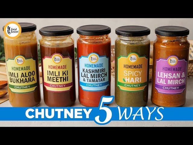 5 Storable Chutney Recipes By Food Fusion (Ramzan Special)