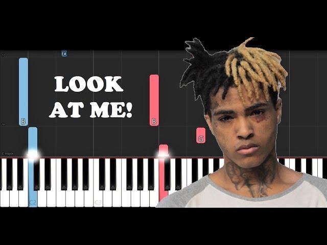 XXXTENTACION - Look At Me! /Riot (Piano Tutorial)