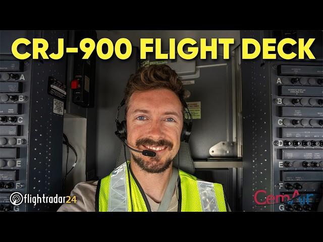 Flying the CRJ-900 in South Africa (CemAir cockpit)