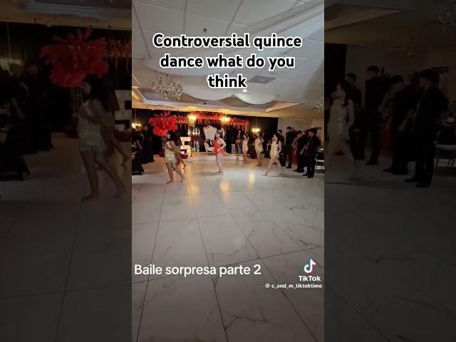 Controversial quince dance what do you think? #quinceanera #Controversial #whatdoyou_think #isthisok