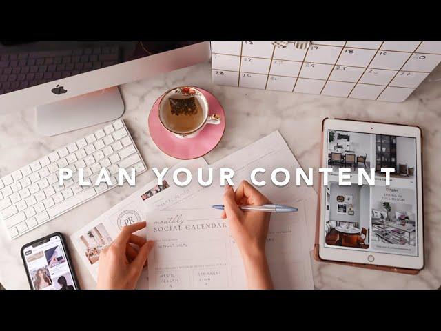 How to Plan Your Social Media Content + Free PDF Download | by Erin Elizabeth