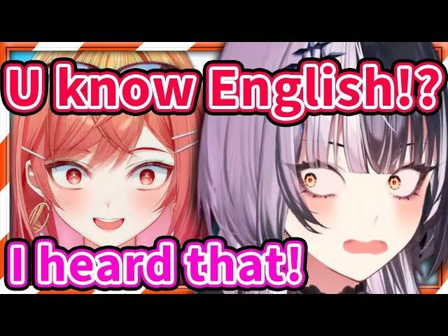 Shiori Forgot That Ririka Knows English 【Hololive】