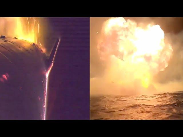 Boom! SpaceX Starship successfully re-enters atmosphere, splashes down and explodes