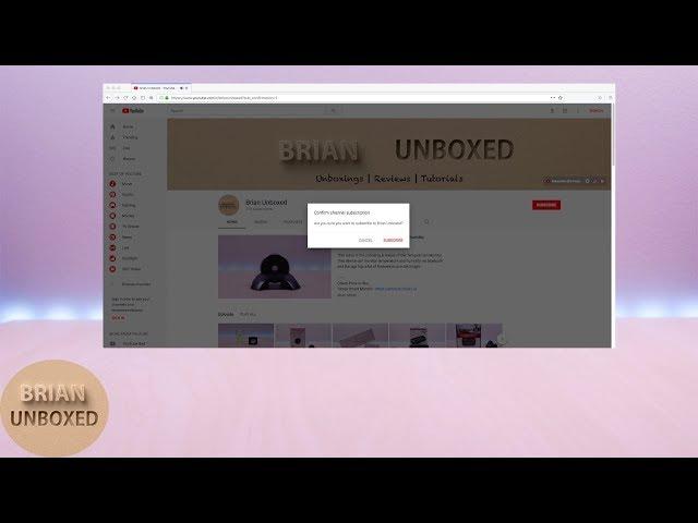 Tutorial: Add A YouTube Subscribe Pop-up Box