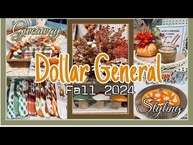 *NEW* DOLLAR GENERAL FALL 2024/ STYLING IDEAS, HAUL & GIVEAWAY