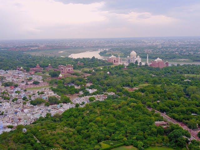 TAJ MAHAL AGRA INDIA DRONE SHOT'S IN -4K