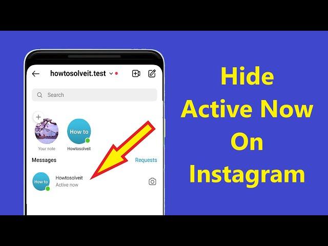 How To Turn Off Show Activity Status On Instagram Hide Active Now On Instagram!! - Howtosolveit