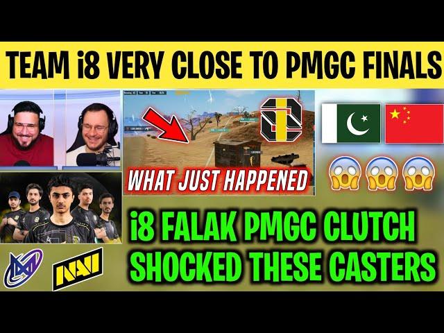 TEAM i8 VERY CLOSE TO PMGC FINALS | i8 Falak Clutch Shocked These Casters | i8 vs Chinese teams