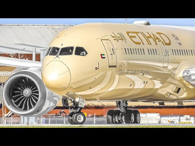 ️ 50 SUPER CLOSE UP TAKEOFFS  Melbourne Airport Plane Spotting + AIRCRAFT INFO