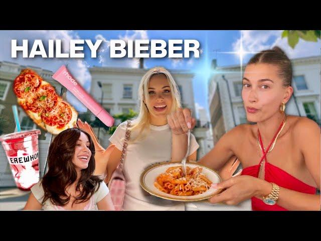 EATING LIKE HAILEY BIEBER + trying RHODE SKINCARE