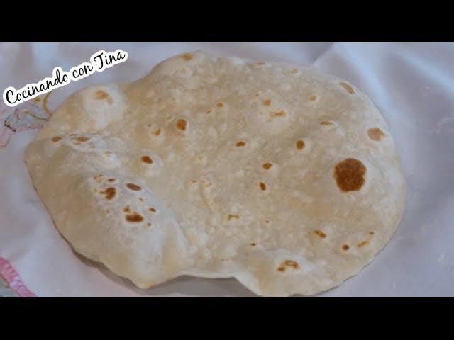 NUNCA HABIA SIDO TAN FACIL HACER TORTILLAS DE HARINA |COCINANDO CON TINA