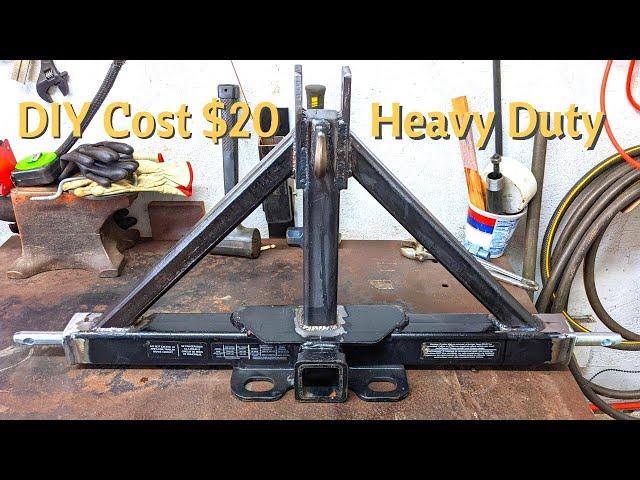 DIY Heavy Duty 3 point Receiver Hitch