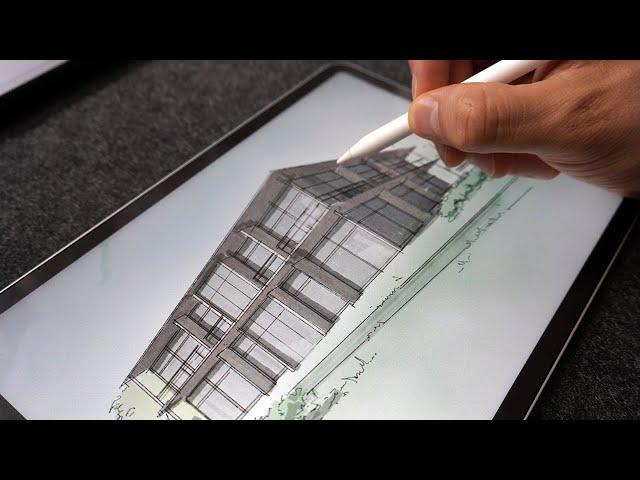 Draw Like a Pro: Essential Techniques for Freehand Perspective Drawing in Architecture!