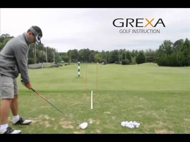 Grexa Golf Instruction - Right knee flex & alignment