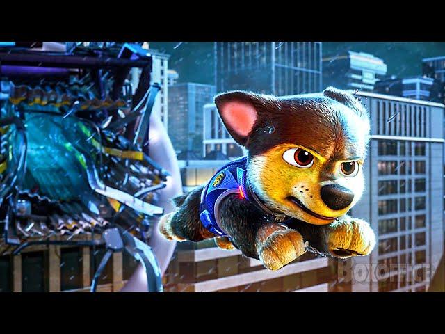 ALL the BEST Scenes with CHASE | Paw Patrol Movies Compilation  4K