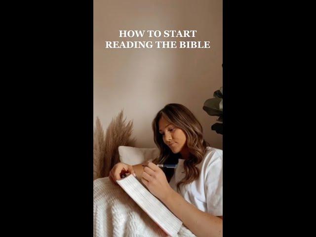 how to start reading the bible (for beginners) 